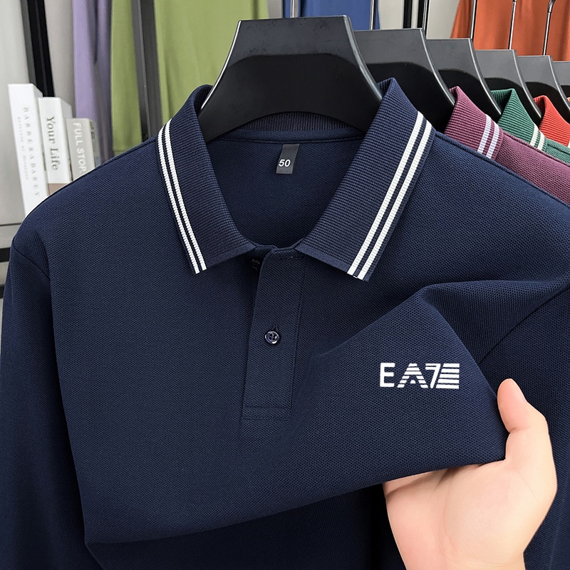 Winter Clothing Trends - Camisa Polo Masculina de Algodão 100%