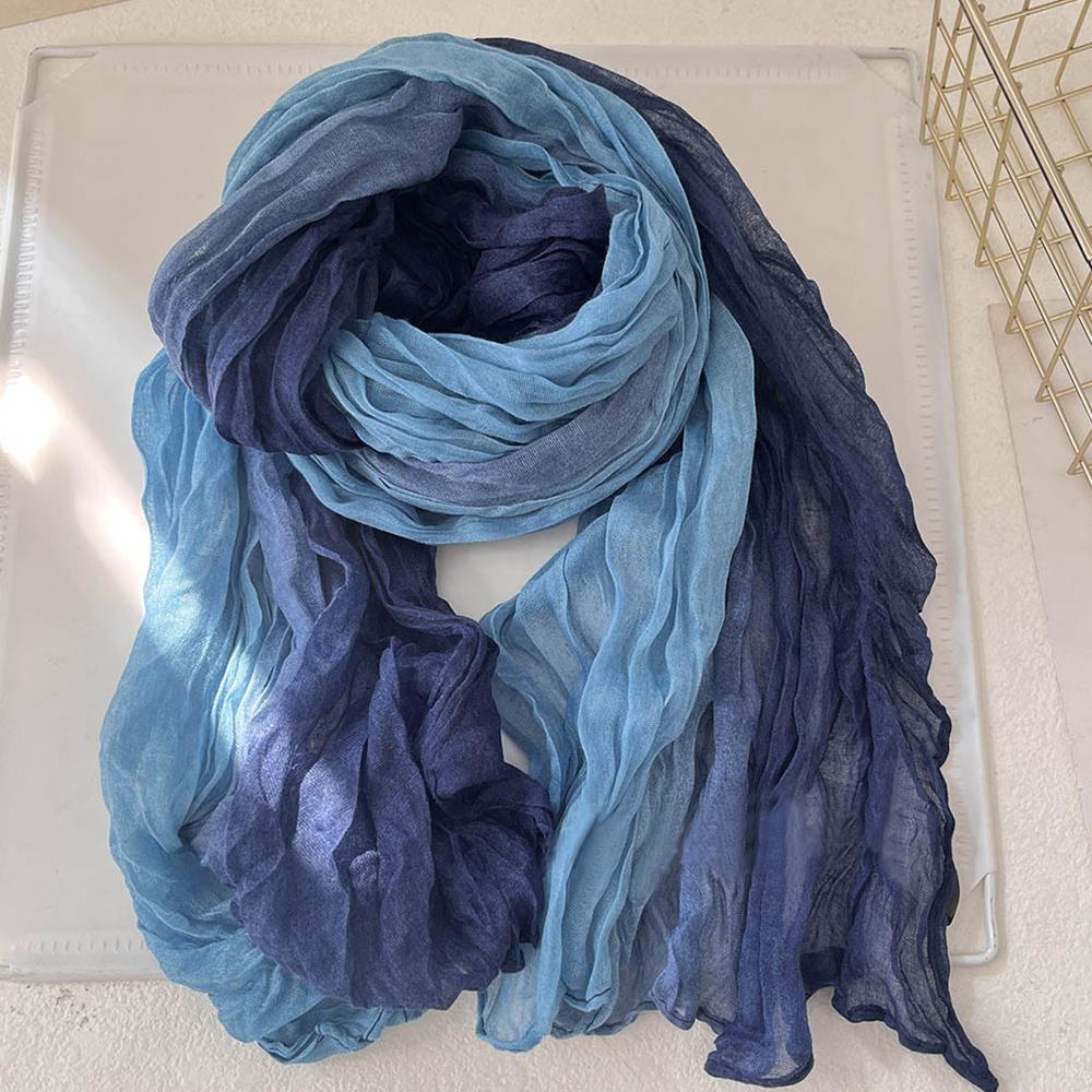 Winter Clothing Trends - Cachecol de algodão e linho com