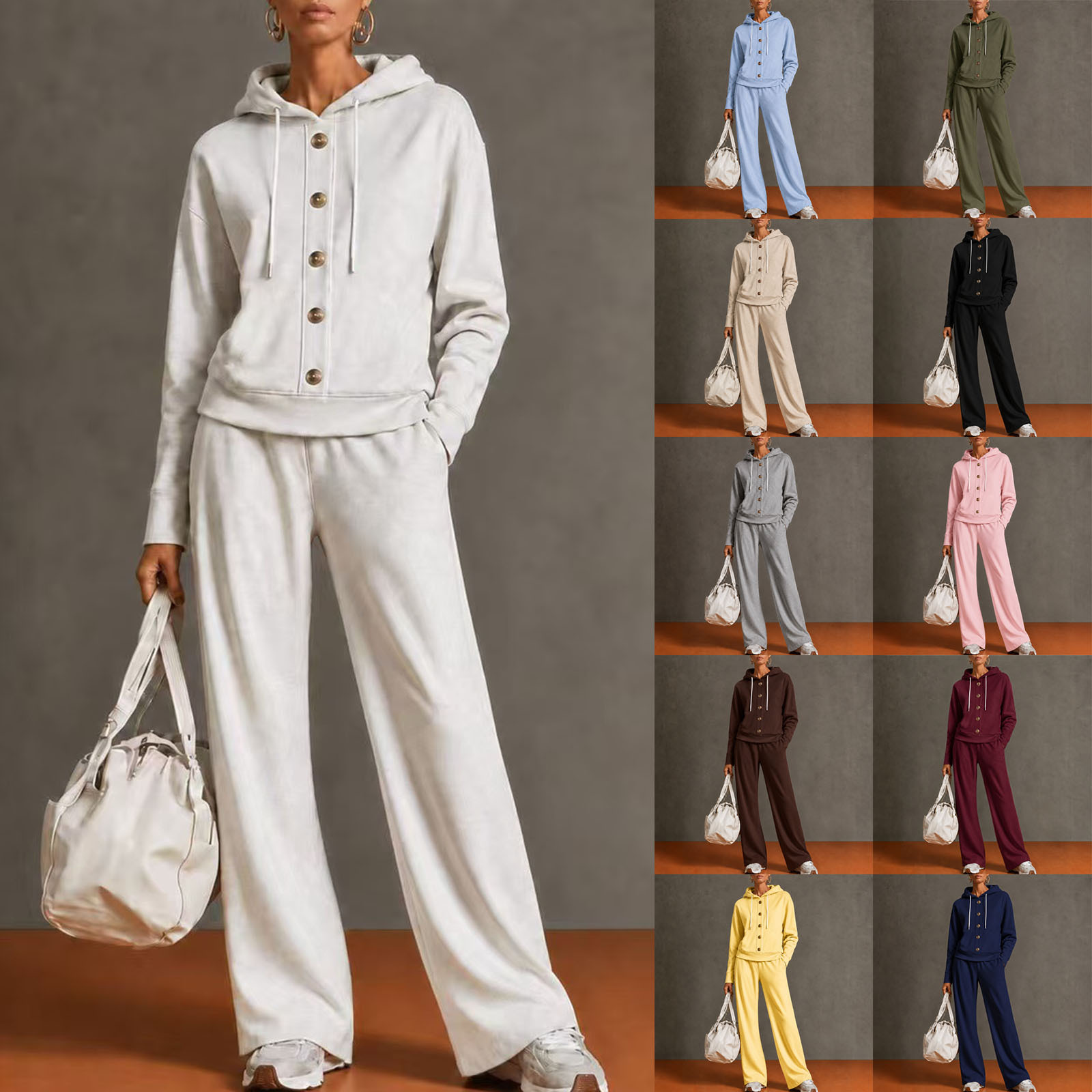 Winter Clothing Affordable - Conjunto de duas peças casual para