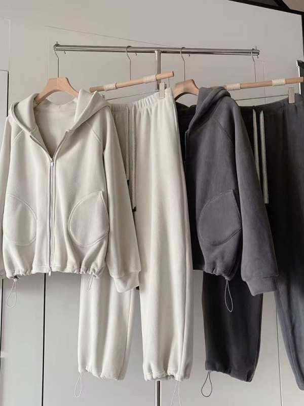 Fleece Hoodie Lined - Conjunto Feminino Casual Esportivo: Moletom com