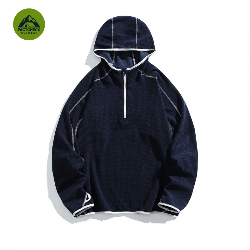 Fleece Hoodie Lined - FACHCHECK Moletom com Capuz de Alta