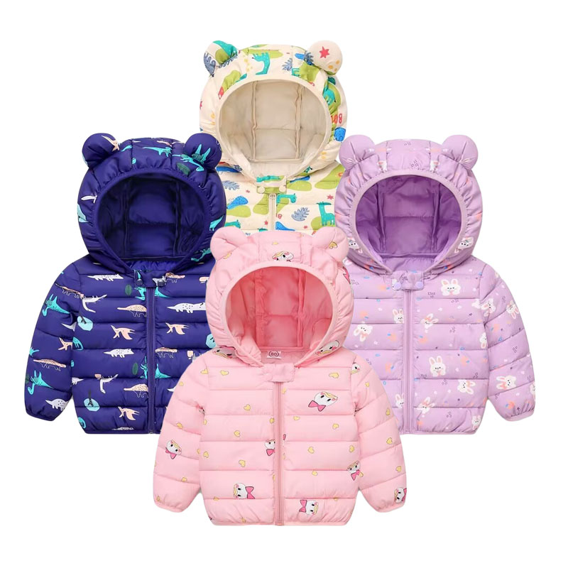 Winter Clothing For 1 Year Old Girl - Casaco de algodão infantil, jaqueta com