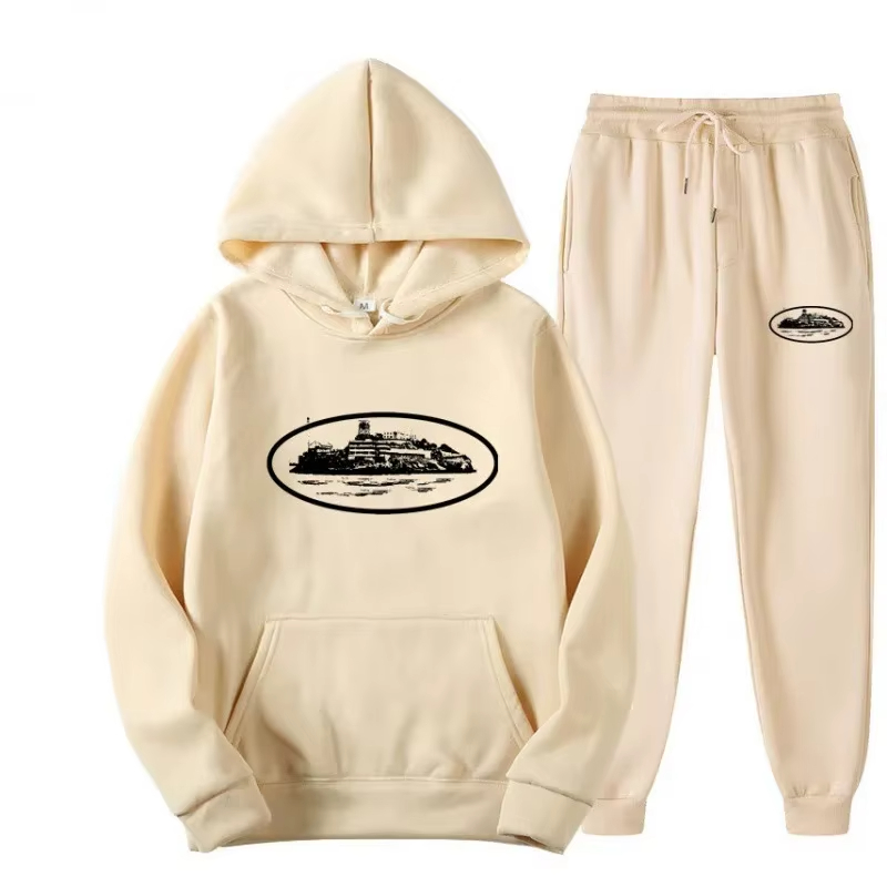 Conjunto de Moletom com Capuz  - Fleece Hoodie Lined avaliação e preço