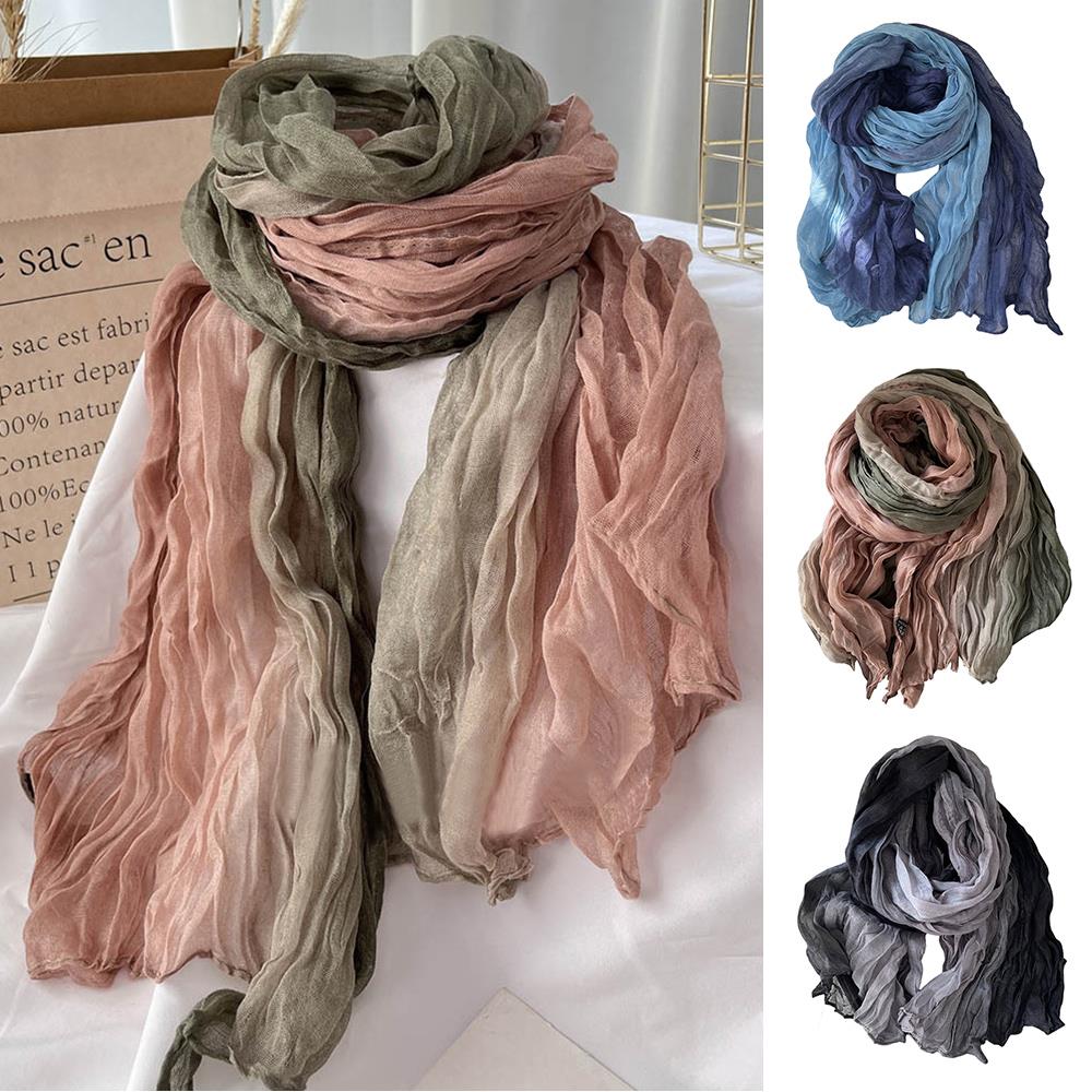 Cachecol de algodão e linho co - Winter Clothing Trends avaliação e preço