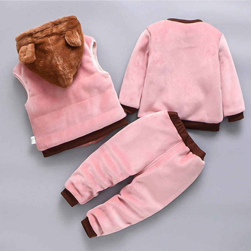 Bebê meninos e meninas conjunt - Winter Clothing For 1 Year Old Girl avaliação e preço