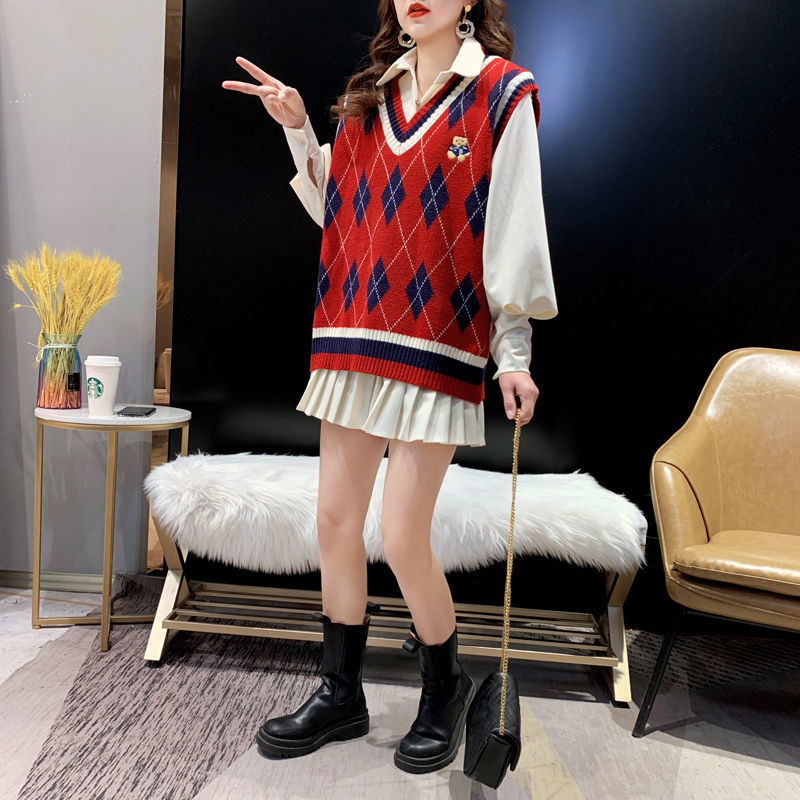 Coletes de malha vermelha para - Winter Clothing Trends avaliação e preço
