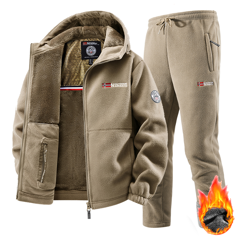 Novo Conjunto de Roupas de Inv - Fleece Hoodie Lined avaliação e preço