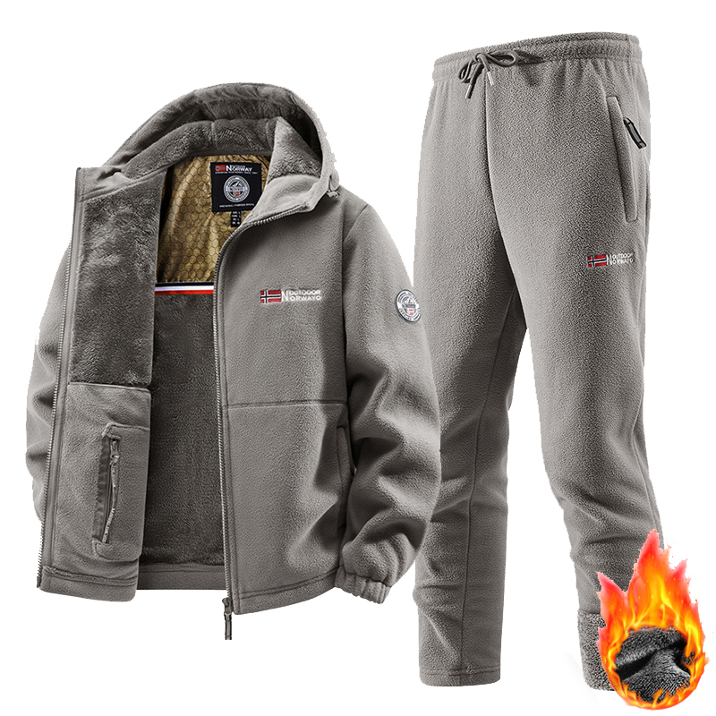 Novo Conjunto de Roupas de Inv - Fleece Hoodie Lined avaliação e preço