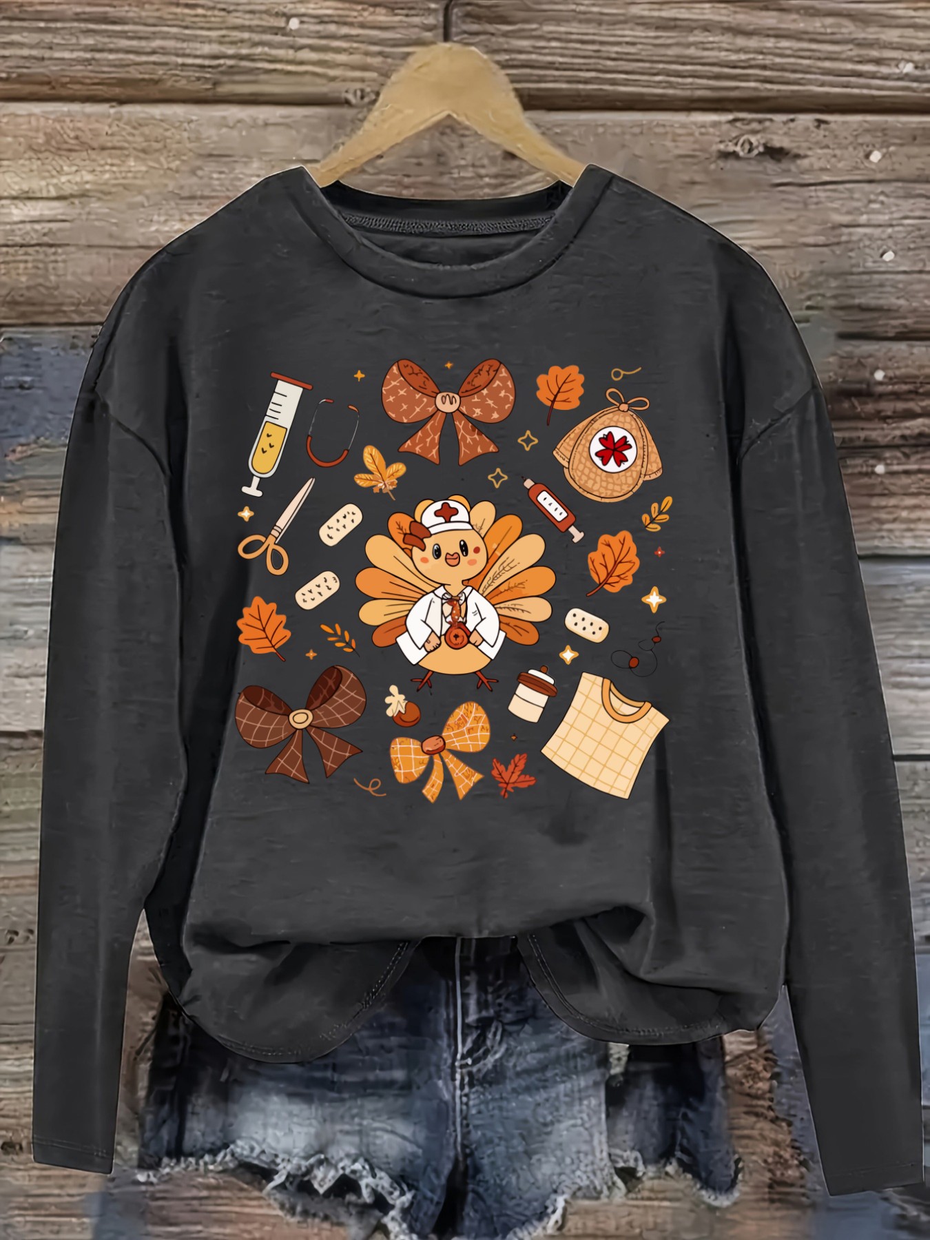 Camiseta feminina casual de ma - Winter Clothing Patterns avaliação e preço