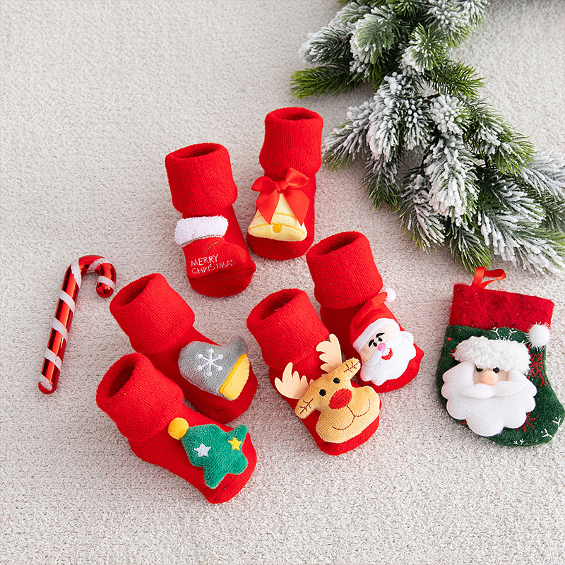Meias de Natal curtas para rec - Winter Clothing For 1 Year Old Girl avaliação e preço