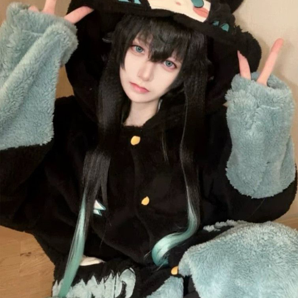 Conjunto de Pijamas Demon Slay - Fleece Hoodie Lined avaliação e preço