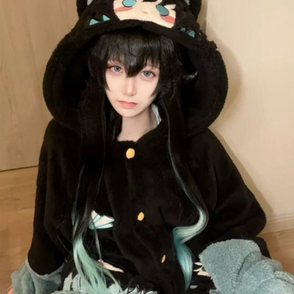Conjunto de Pijamas Demon Slay - Fleece Hoodie Lined avaliação e preço