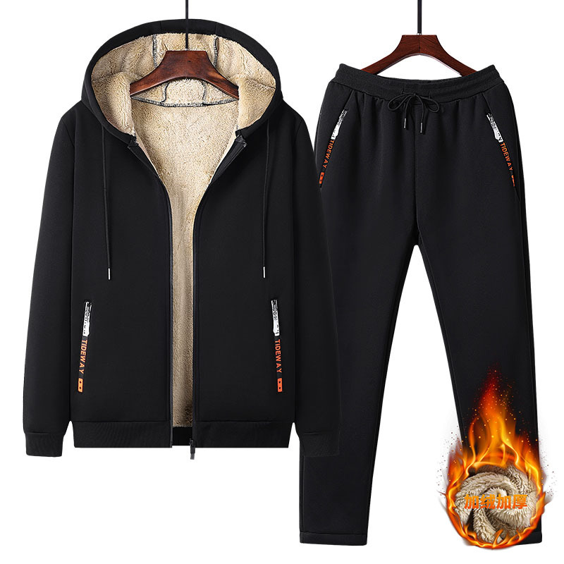 Conjunto de moletom masculino  - Fleece Hoodie Lined avaliação e preço