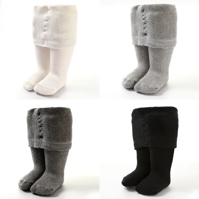 Meias de algodão macio para cr - Winter Clothing For Baby Girl avaliação e preço