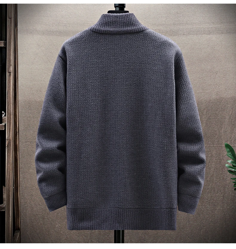Suéter masculino casual de neg - Fleece Hoodie Lined avaliação e preço