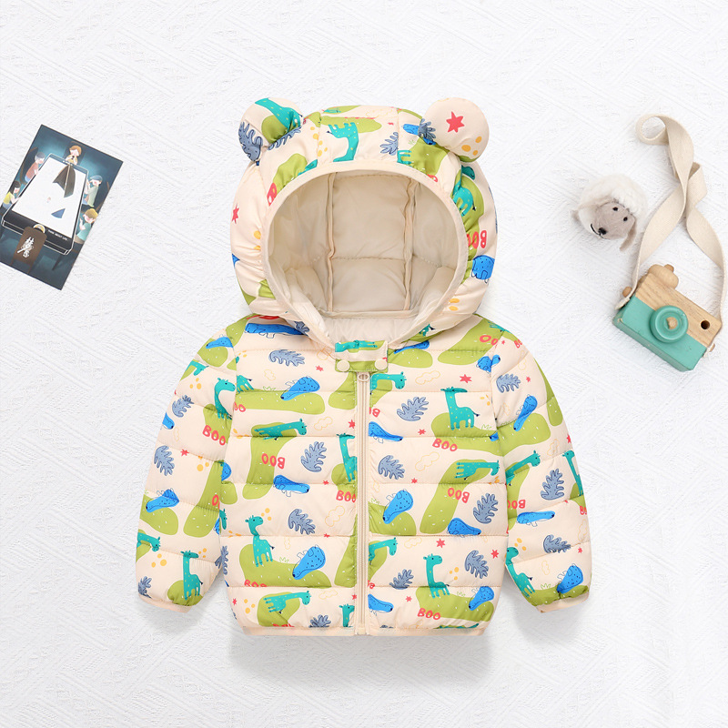 Casaco de algodão infantil, ja - Winter Clothing For 1 Year Old Girl avaliação e preço