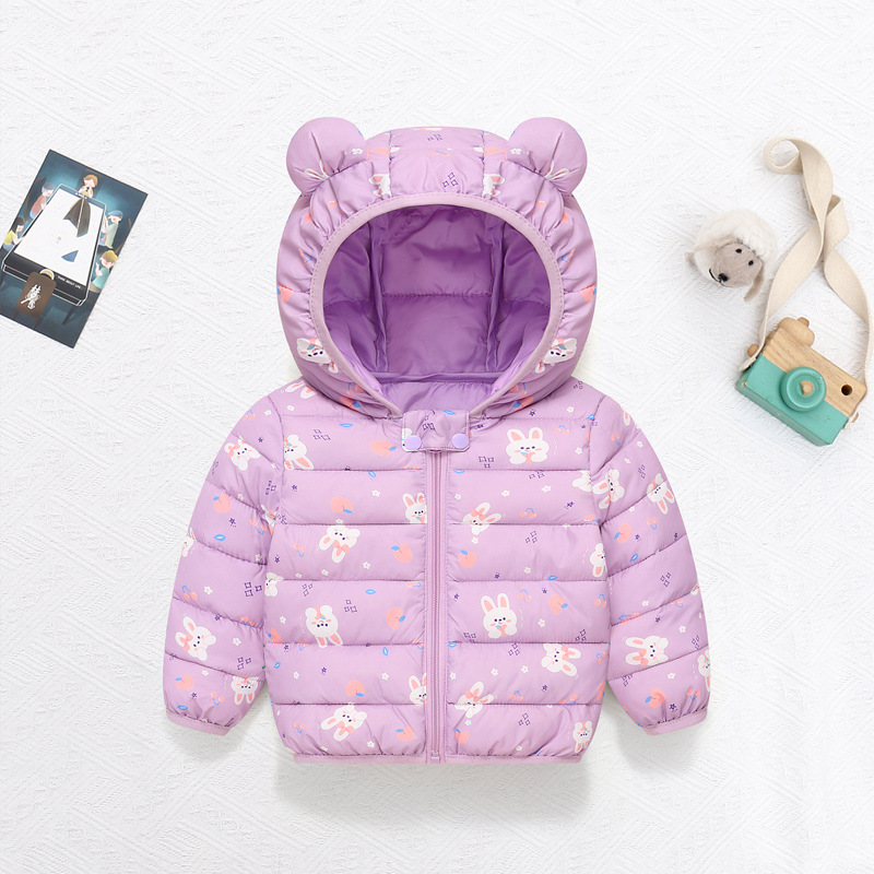 Casaco de algodão infantil, ja - Winter Clothing For 1 Year Old Girl avaliação e preço
