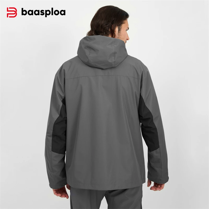 Baasploa nova jaqueta masculin - Fleece Hoodie Lined avaliação e preço