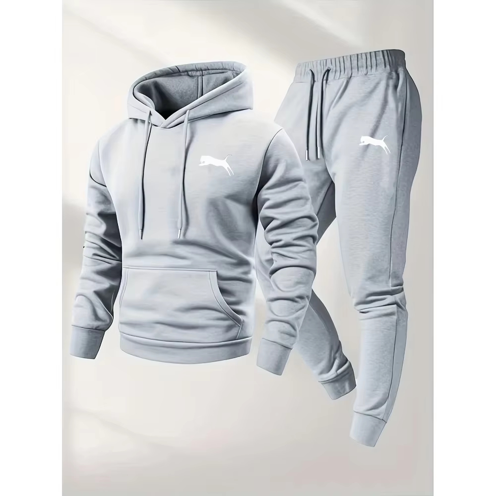 Conjunto Masculino de Moletom  - Fleece Hoodie Lined avaliação e preço