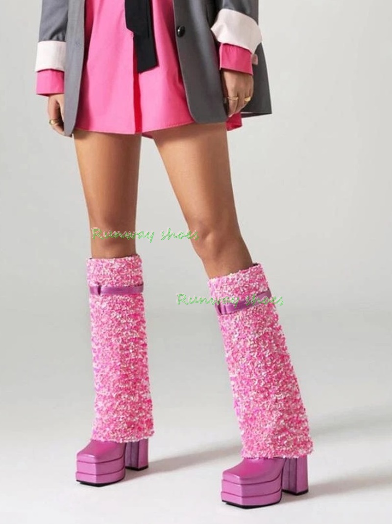 Botas de cano alto azuis com l - Winter Cloth avaliação e preço