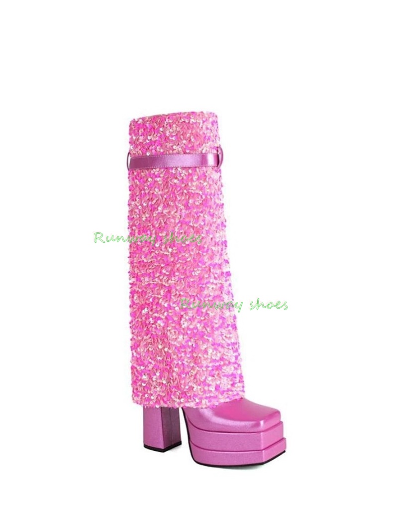 Botas de cano alto azuis com l - Winter Cloth avaliação e preço