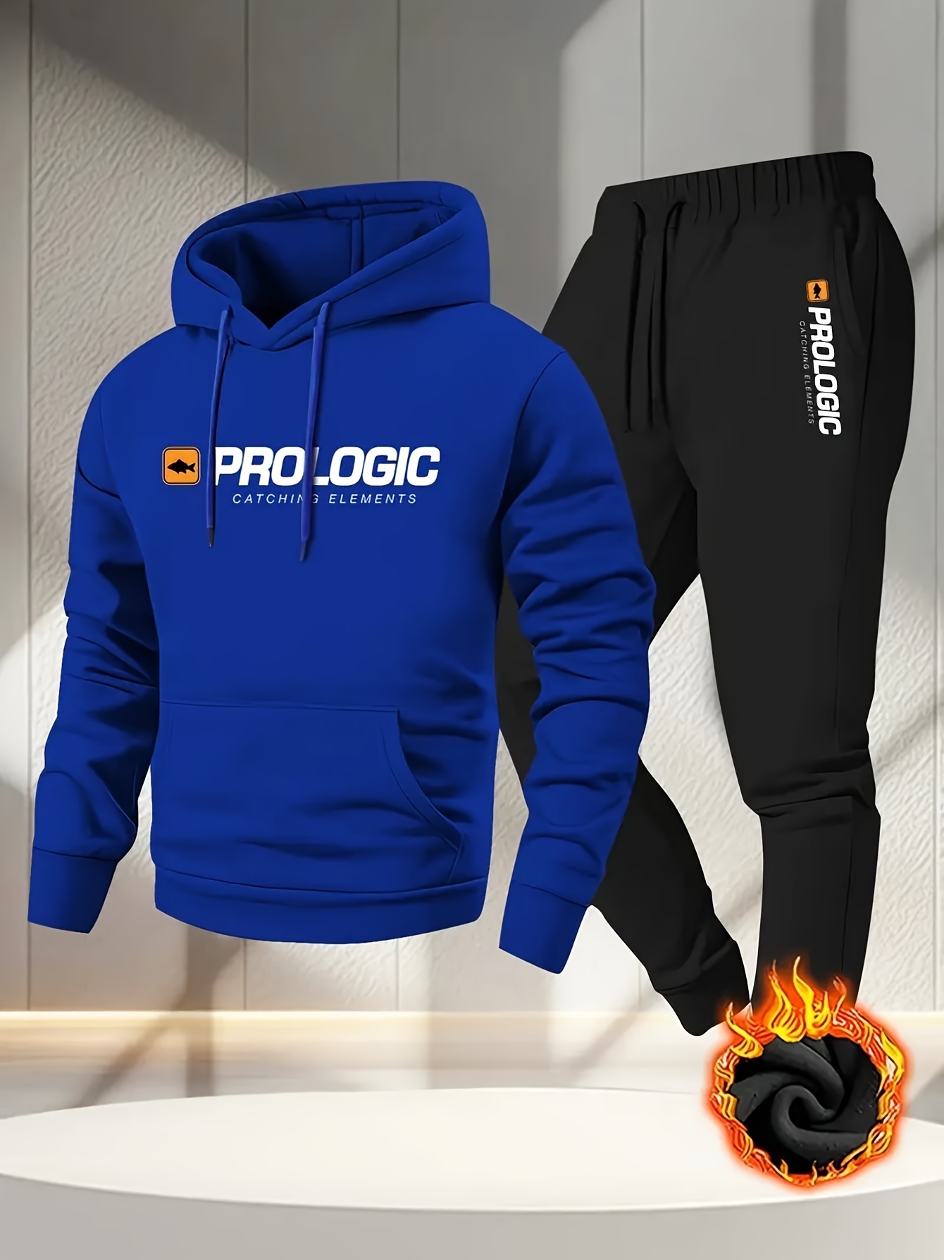 Conjunto de 2 Peças para Homen - Fleece Hoodie Lined avaliação e preço