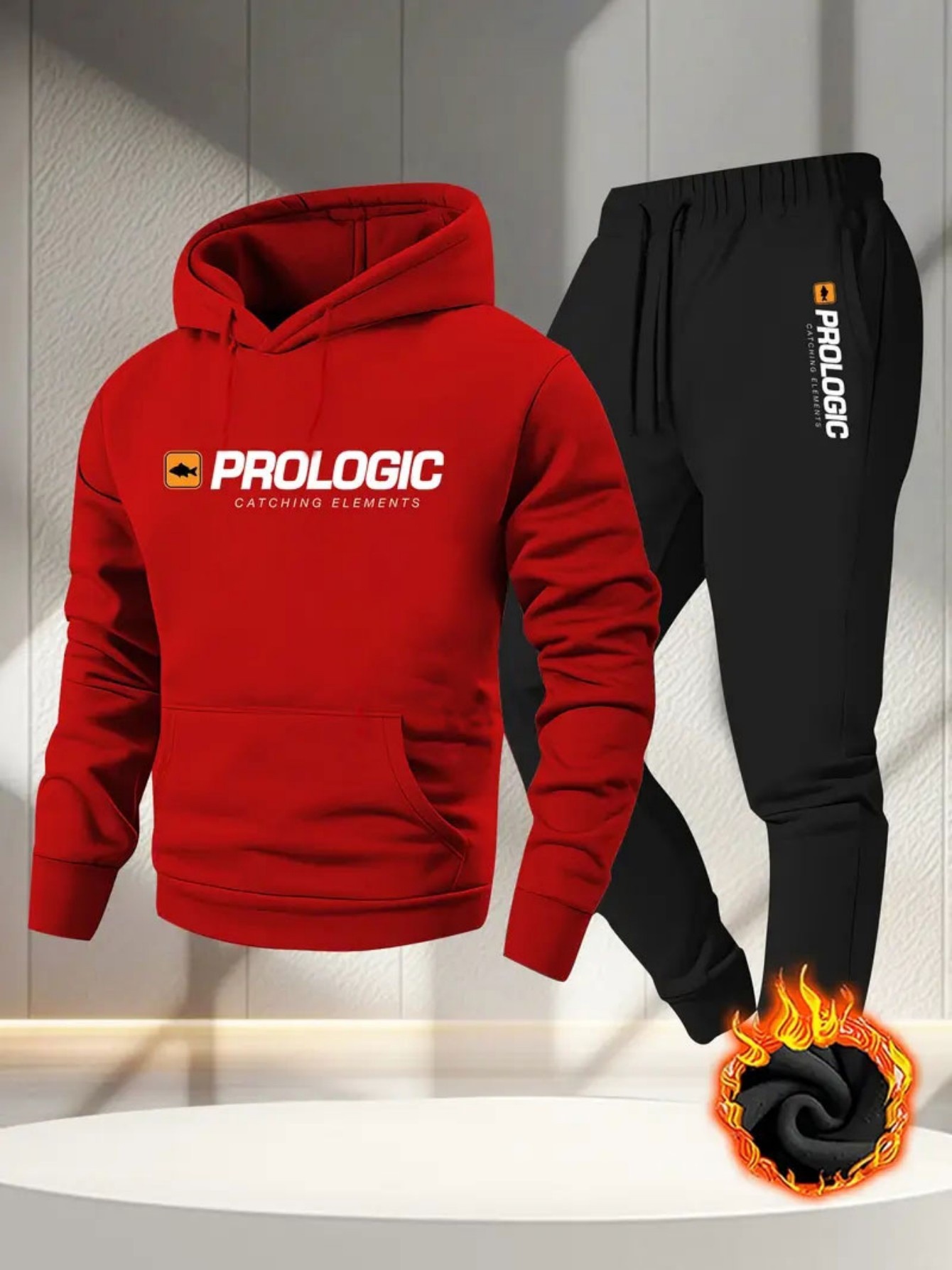 Conjunto de 2 Peças para Homen - Fleece Hoodie Lined avaliação e preço