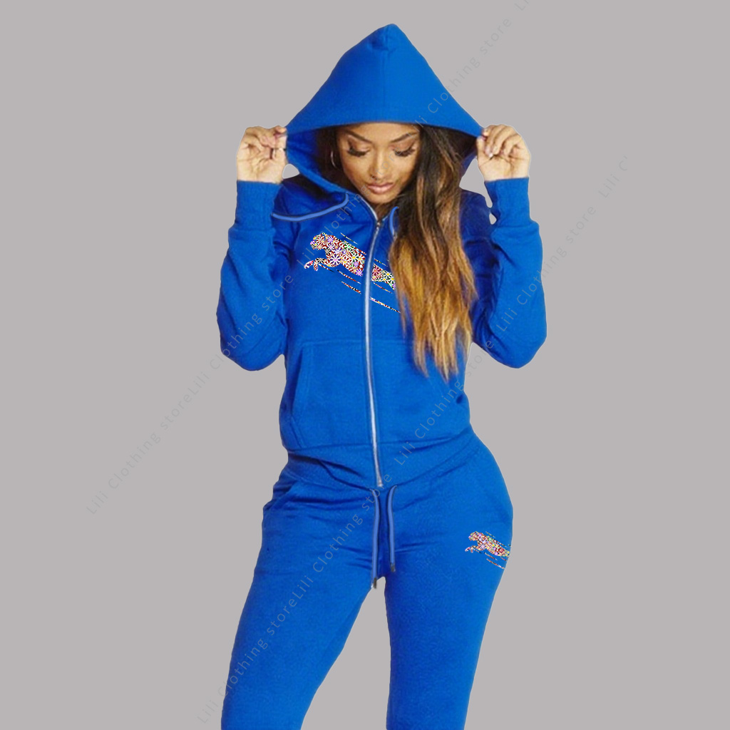 Terno de trilha feminino estét - Fleece Hoodie Lined avaliação e preço